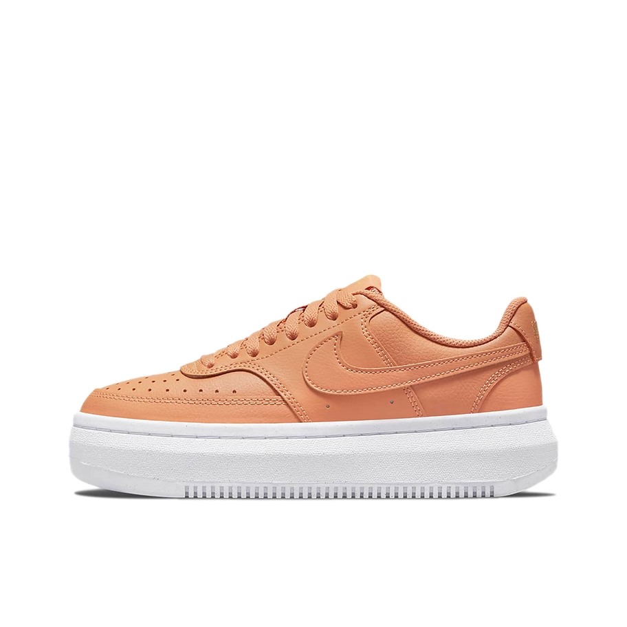 推荐商品：Nike Court Vision 1 Alta 板鞋 缓震舒适轻便耐磨厚底增高 橙色/白色