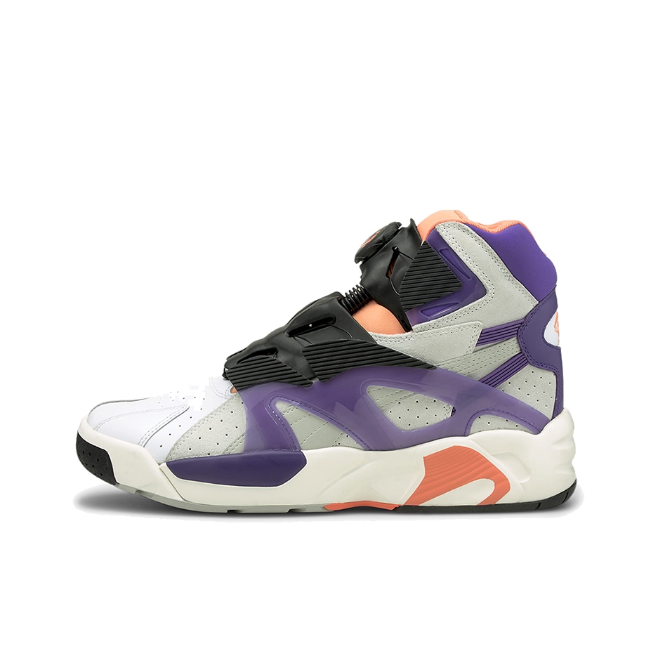 推荐商品：Puma/彪马 Disc System Weapon 防水 防滑 速干 耐磨 皮革 包裹性 运动 篮球鞋 白色/紫色/黑色