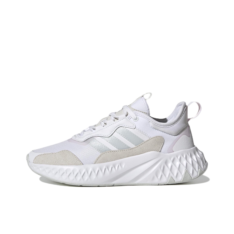 推荐商品：adidas NEO Futurepool 2.0 防滑耐磨 轻便舒适 运动休闲鞋 白色/米色