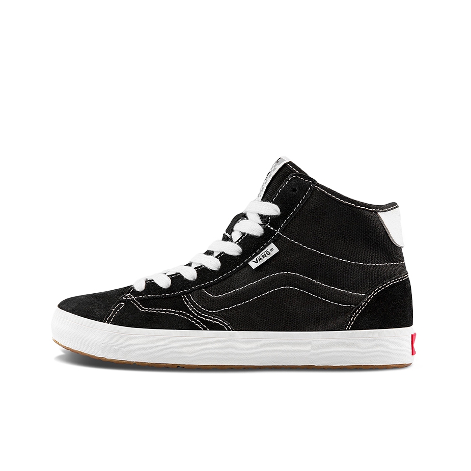 推荐商品：Vans/范斯 The Lizzie 板鞋 潮流复古减震防滑耐磨运动织物 黑色