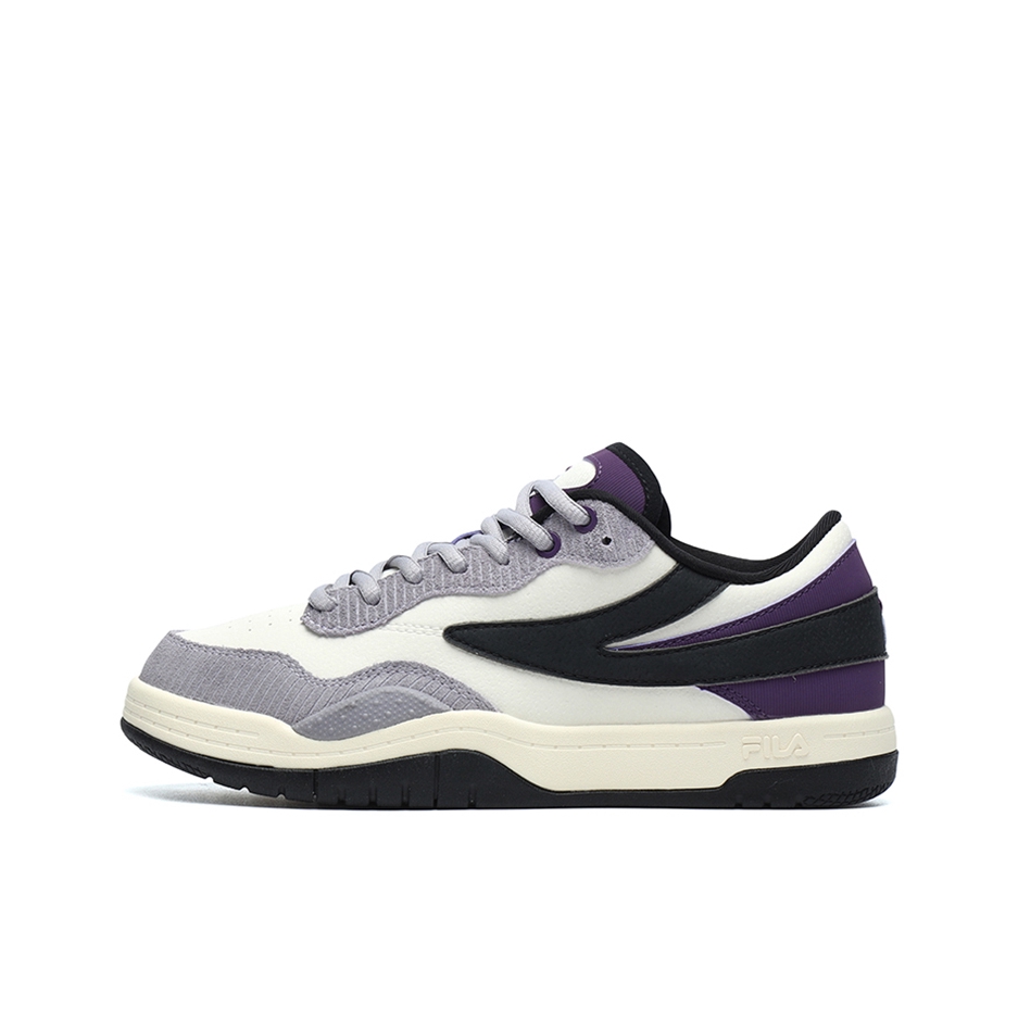推荐商品：FILA/斐乐 FUSION T88 SKB 时尚百搭 防滑耐磨 潮流织物 板鞋 微白/斑点灰