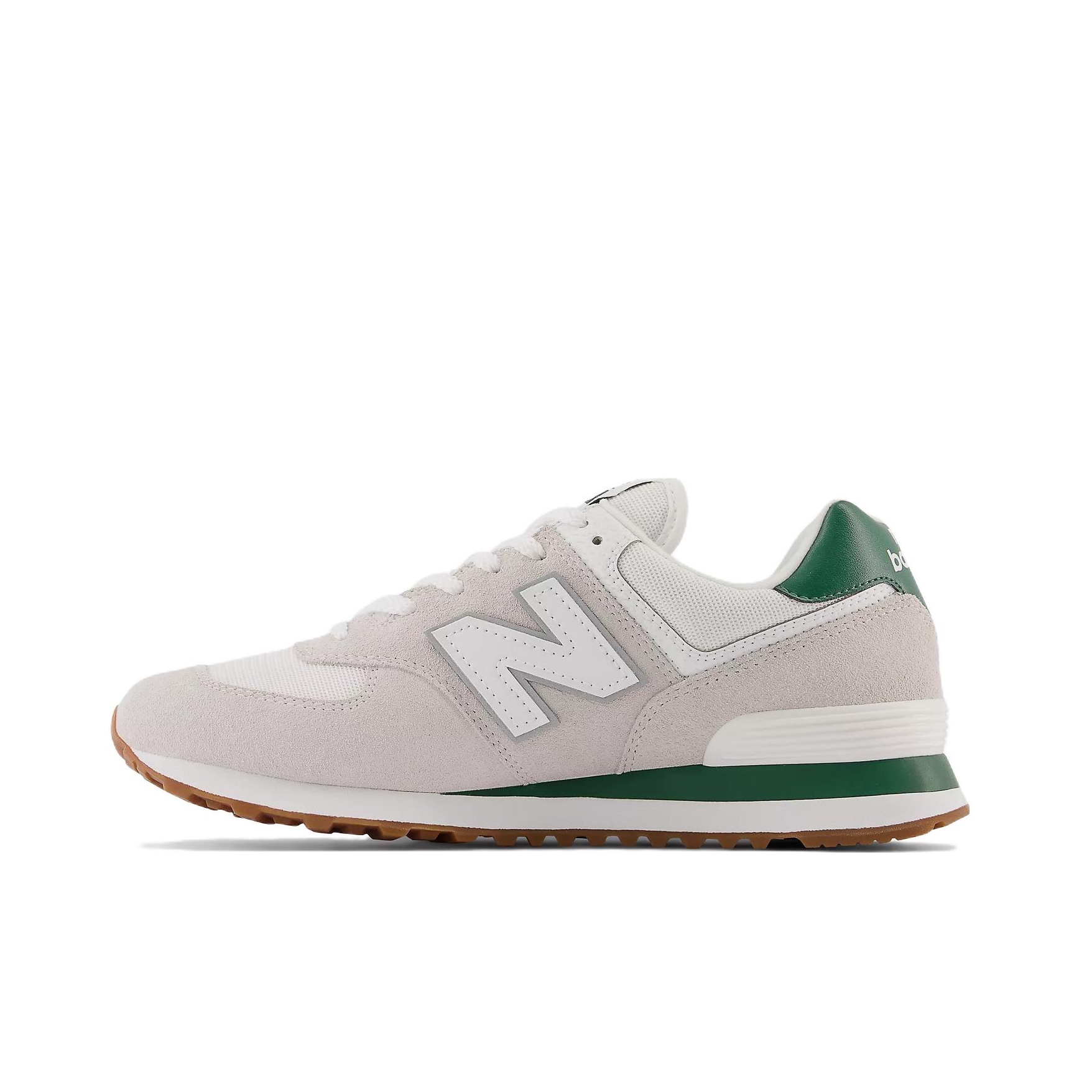 推荐商品：New Balance 574 运动休闲鞋 阿甘鞋 经典复古防滑耐磨缓震舒适透气时尚百搭轻便 灰色/绿色/白色