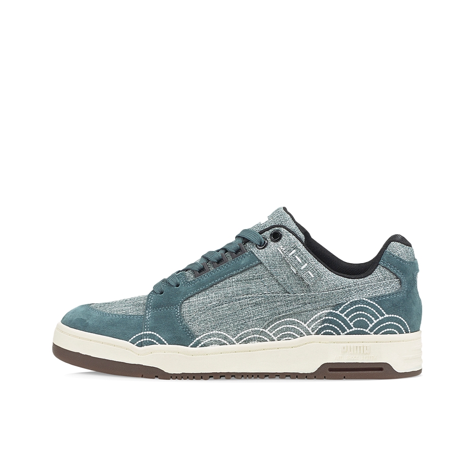 推荐商品：Puma/彪马 Slipstream 板鞋 潮流复古防滑耐磨舒适透气减震圆头 白色/青色