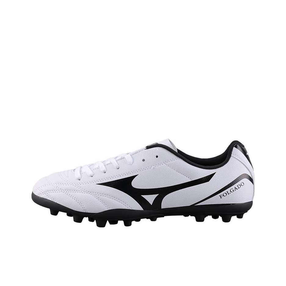 推荐商品：Mizuno/美津浓 Folgado Wide AG 人造草地 胶质短钉 抗冲击 足球鞋 白黑