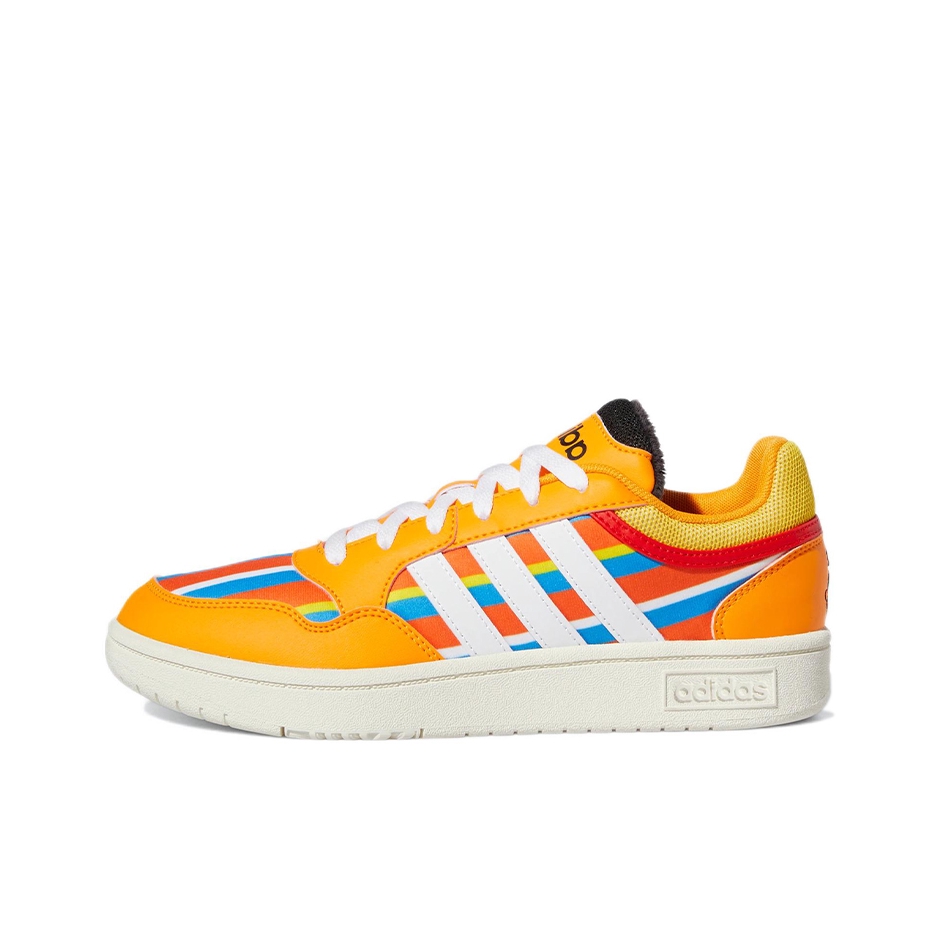 推荐商品：adidas Neo Hoops 3.0 板鞋 防滑耐磨舒适轻便复古百搭时尚 橙色/白色