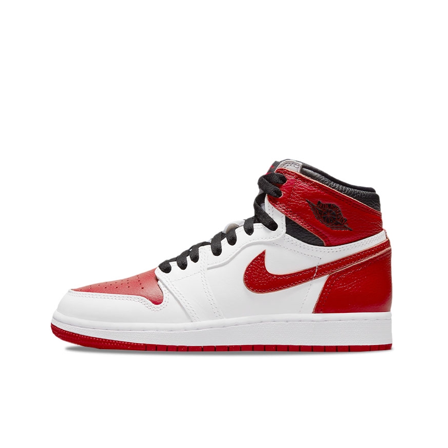 推荐商品：Air Jordan 1 板鞋 运动休闲鞋 复古潮流支撑合成革 Heritage 中帮/红色/白色