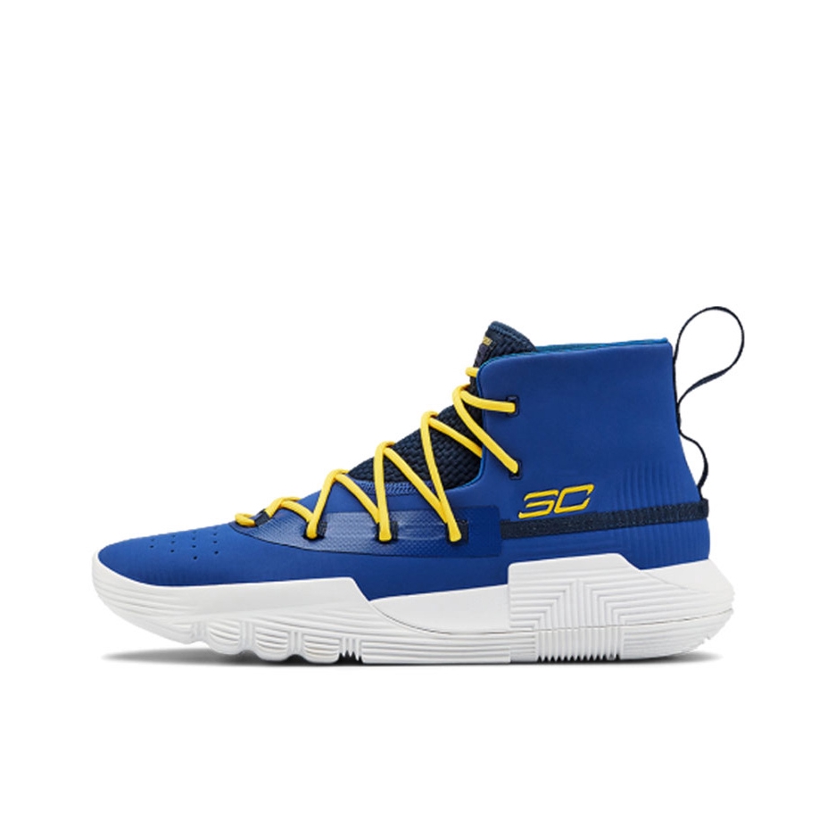 推荐商品：Under Armour/安德玛 SC 3ZER0 II 耐磨防滑 减震轻便 实战 拼接 时尚运动 篮球鞋 蓝黄