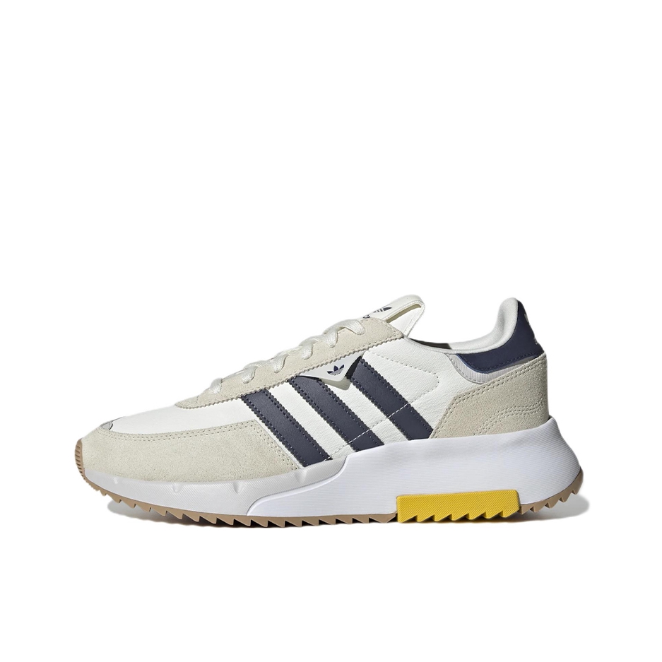 推荐商品：adidas originals Retropy F2 健身训练 防滑耐磨 轻便透气 跑鞋 白色/海军蓝/灰色