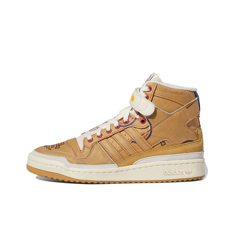 推荐商品：adidas Originals Forum 板鞋 轻便复古防滑时尚魔术贴篮球风薄底包裹性 Eric Emanuel联名/棕色
