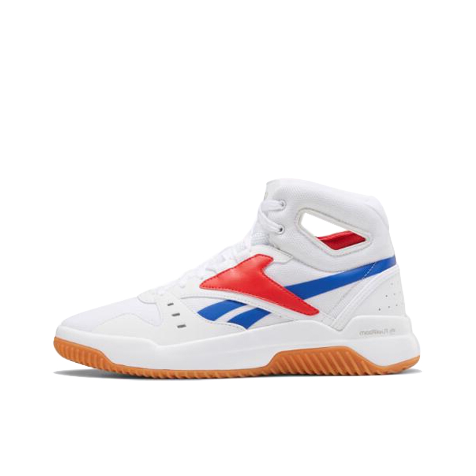 推荐商品：Reebok/锐步 BB OS 防滑 耐磨 篮球鞋 白红蓝