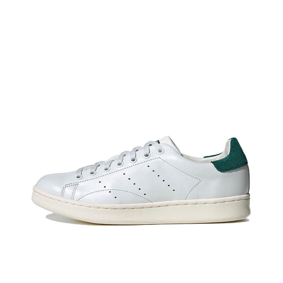 推荐商品：adidas Originals Stan Smith 板鞋 减震透气轻便低帮包裹性 水晶白/米白/绿色