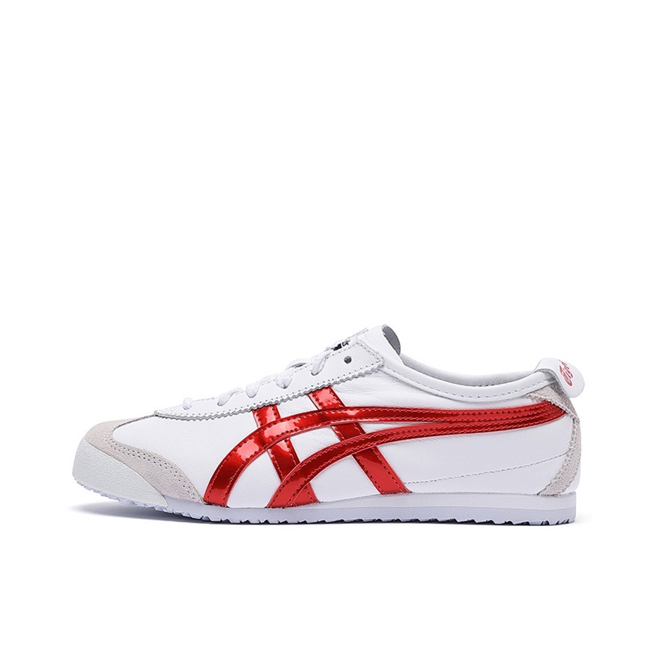 推荐商品：Onitsuka Tiger Mexico 66 德训鞋 运动休闲鞋 复古轻便透气舒适百搭防滑 白色/灰色/红色