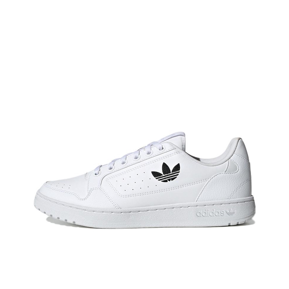 推荐商品：adidas Originals NY 90 板鞋 复古简约防滑耐磨 白色/黑色标