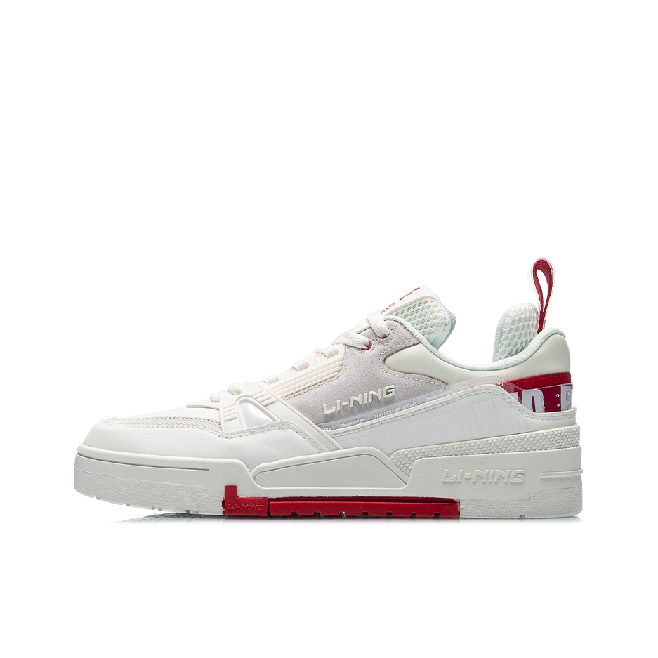 推荐商品：李宁 001系列 轻便百搭 防滑耐磨 透气 休闲鞋 AECR002/AECR001 雪白/朱砂红