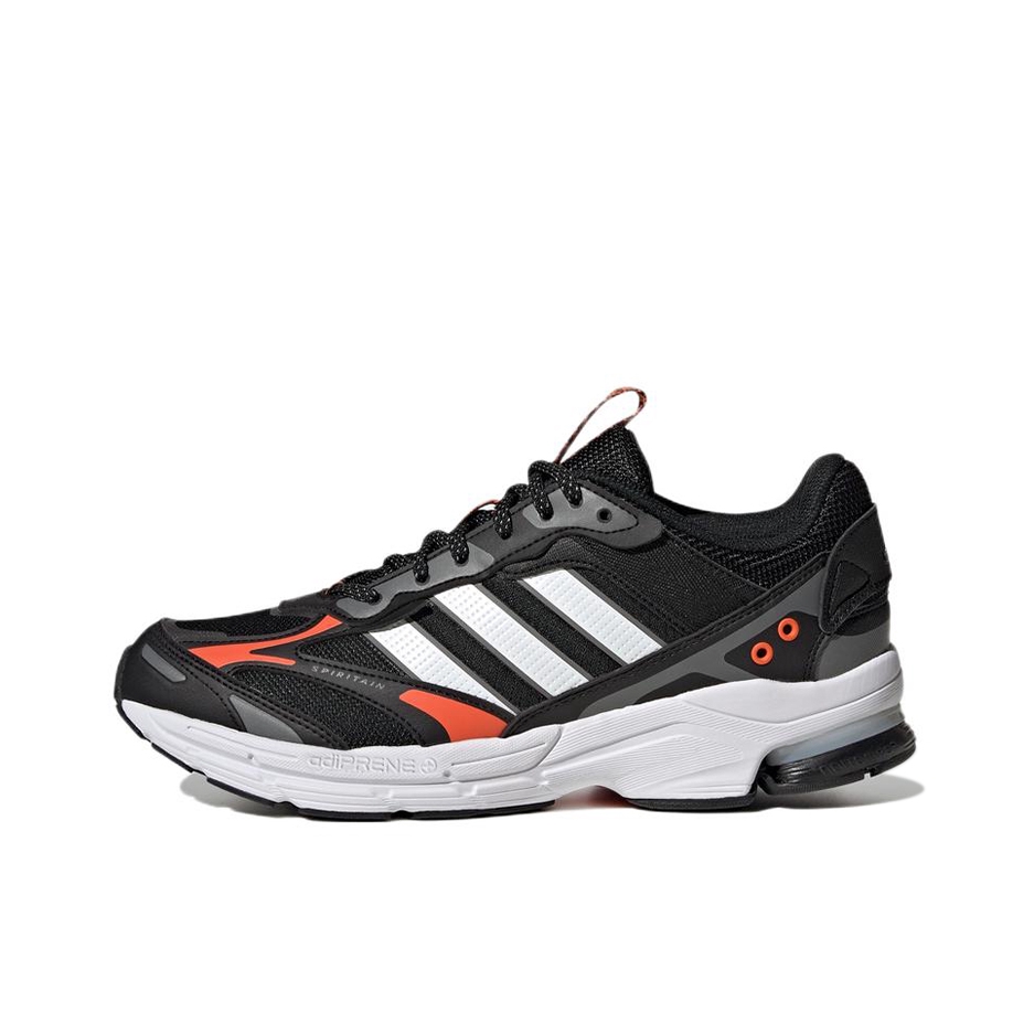 推荐商品：adidas Spiritain 2000 跑鞋 减震防滑耐磨休闲复古织物防水合成革轻运动 黑色/白色