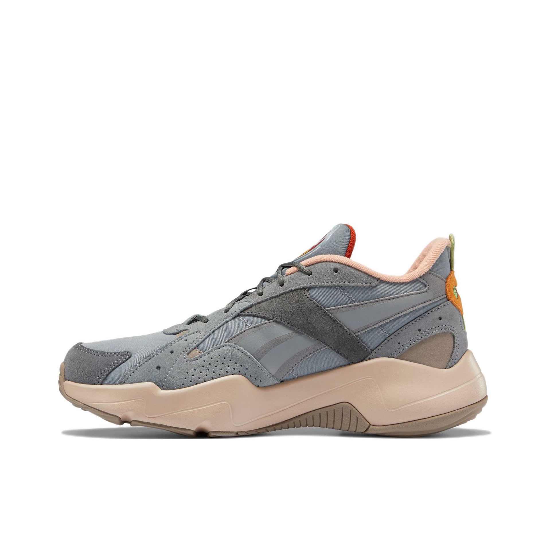 推荐商品：Reebok/锐步 Turbo Restyle 防滑耐磨 网面透气 轻便厚底 舒适 复古百搭 运动 休闲鞋 LOONEY TUNES联名/灰色