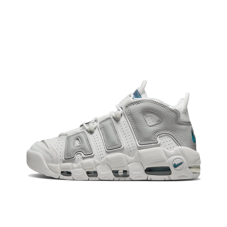 推荐商品：Nike Air More Uptempo 运动休闲鞋 缓震复古百搭防滑耐磨支撑圆头篮球风 灰色