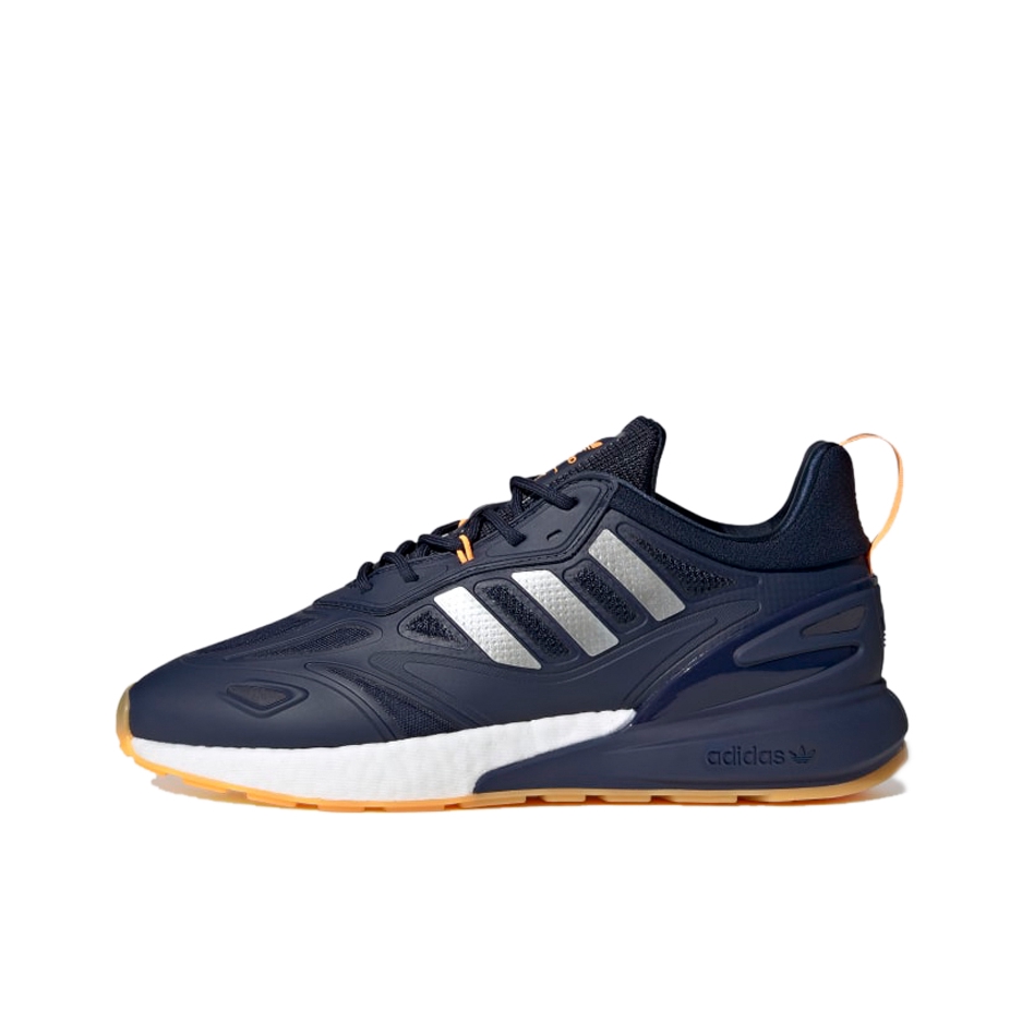 推荐商品：adidas Originals ZX 2K Boost 缓震轻便 透气 织物 跑鞋 深藏青蓝