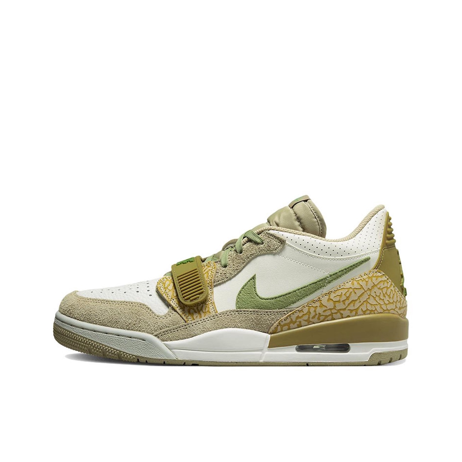 推荐商品：Air Jordan Legacy 312 板鞋 运动休闲鞋 三合一魔术贴缓震复古回弹合成革 白色/橄榄绿