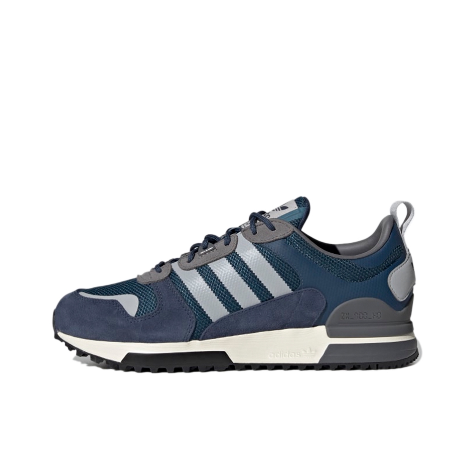 推荐商品：adidas Originals ZX 700 HD 防滑耐磨 轻便 网面透气 舒适 复古 织物 运动休闲鞋 蓝色/灰色