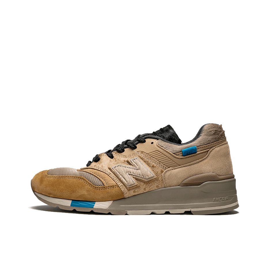 推荐商品：New Balance 997 时尚复古 防滑耐磨 透气舒适 运动休闲鞋 Beige KITH x Nonnative三方联名/棕色