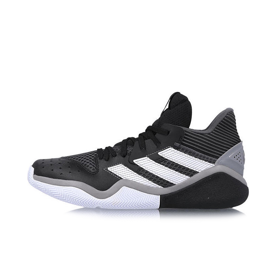 推荐商品：adidas Harden Stepback 1 篮球鞋 减震回弹防滑耐磨实战 黑色/灰色