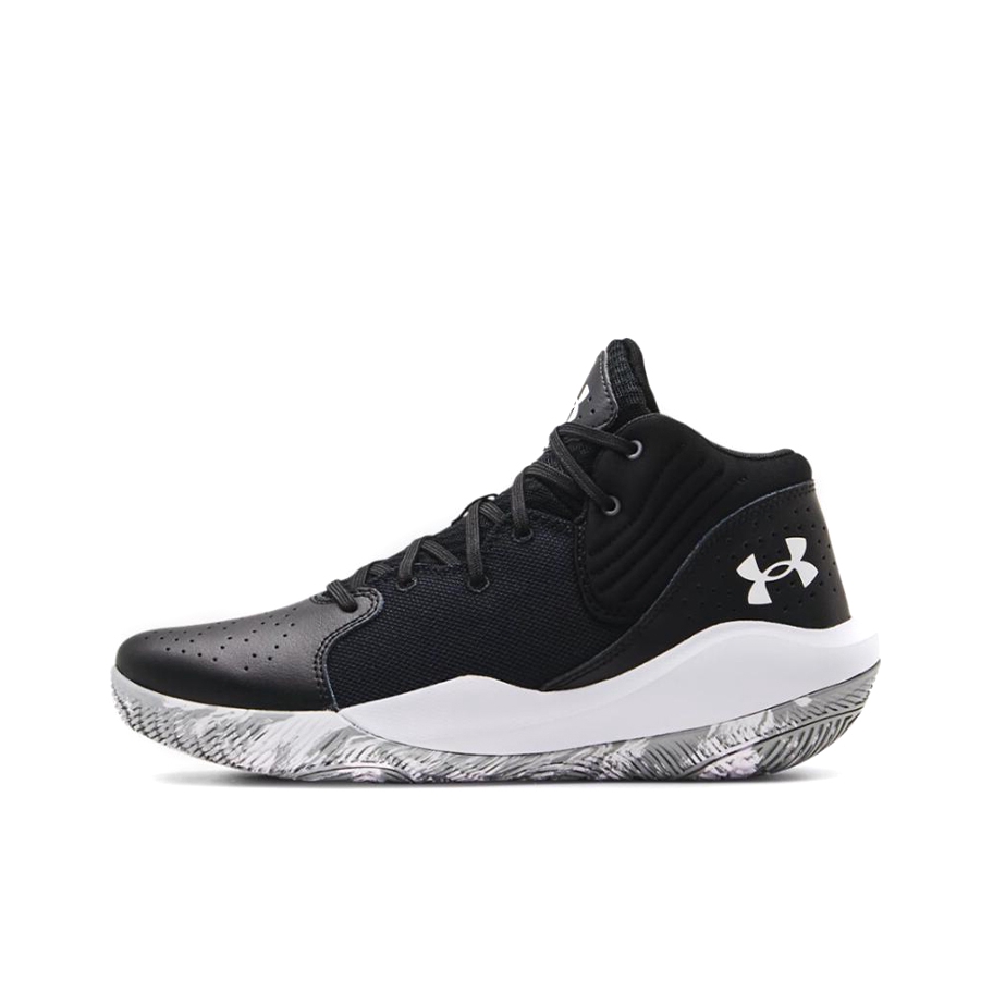 推荐商品：Under Armour/安德玛 Jet '21 减震 防滑耐磨 圆头 实战 篮球鞋 黑色/白色