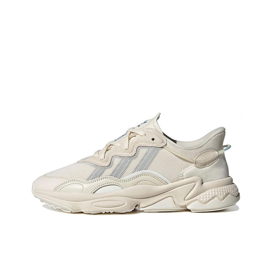 推荐商品：adidas Originals Ozweego 耐磨透气 百搭简约 舒适时尚 缓震 复古运动 网面 老爹鞋 米色/灰色