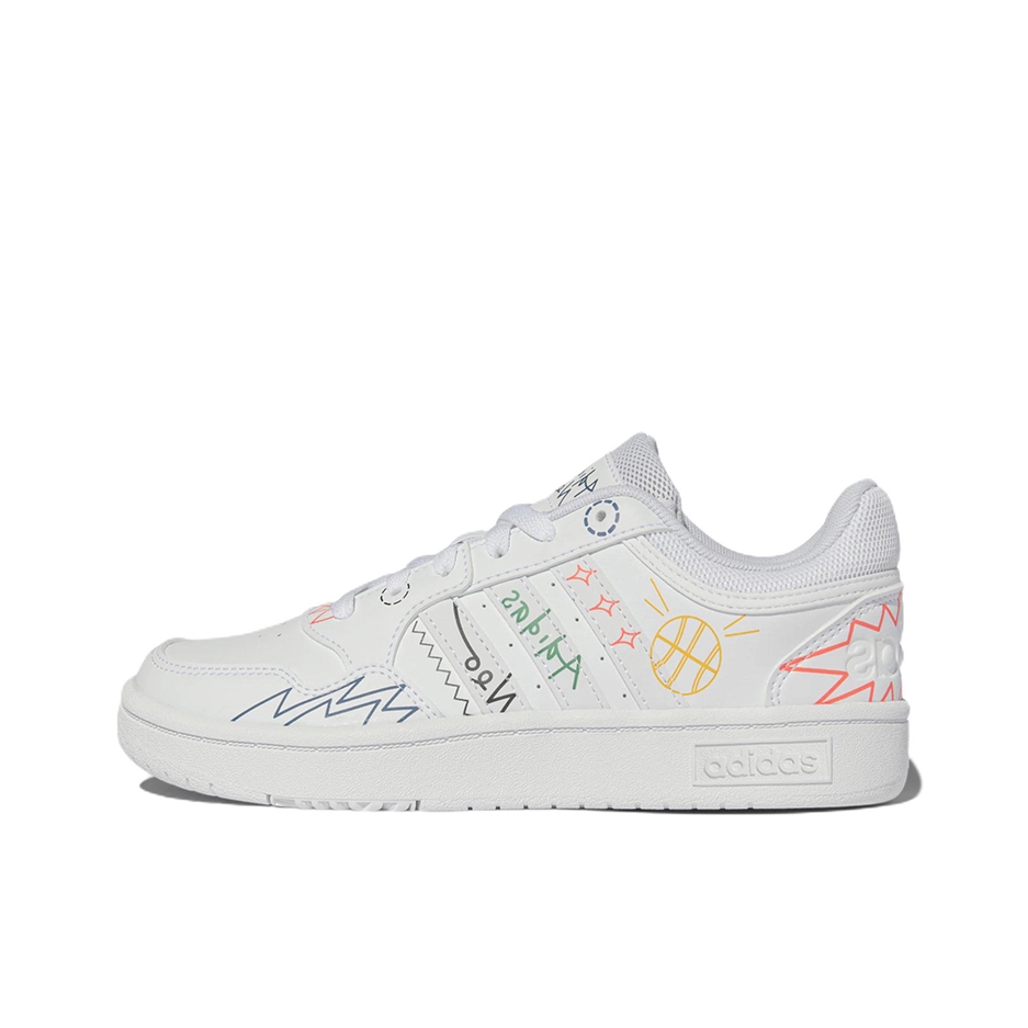 推荐商品：adidas Neo Hoops 3.0 板鞋 防滑耐磨舒适轻便复古百搭时尚 白色
