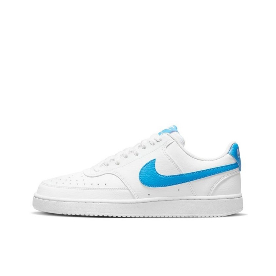 推荐商品：Nike Court Vision 板鞋 复古缓震抓地防滑轻便 男款/低帮/白色/天蓝色