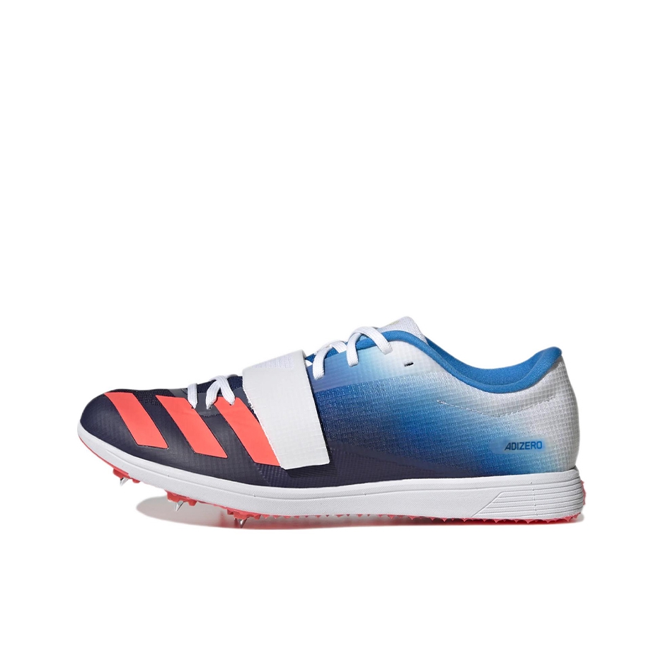 推荐商品：adidas Throwstar 跑鞋 防滑耐磨田径投掷运动训练 白色/蓝色
