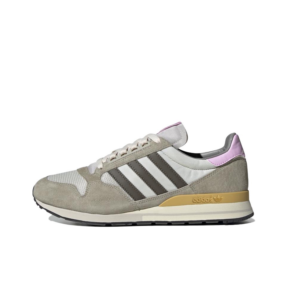 推荐商品：adidas Originals ZX 500 防滑耐磨 舒适轻便 复古减震 低帮 休闲鞋 浅灰/深灰/粉色