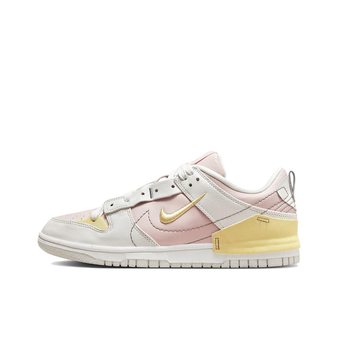 推荐商品：Nike Dunk 板鞋 经典复古百搭 Disrupt 2/白色/粉色/黄色