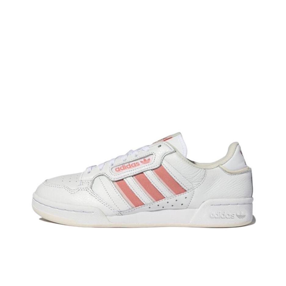 推荐商品：adidas Continental 80 Stripes 运动休闲鞋 防滑耐磨轻便透气舒适百搭复古 粉色/白色