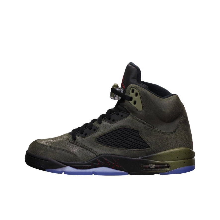 推荐商品：Air Jordan 5 运动休闲鞋 复古潮流透气防滑耐磨缓震实战支撑包裹性 Fear Pack 恐惧