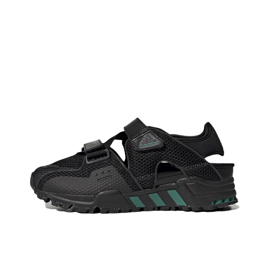 推荐商品：adidas EQT 93 透气 舒适耐磨 魔术贴 休闲运动 凉鞋 黑色