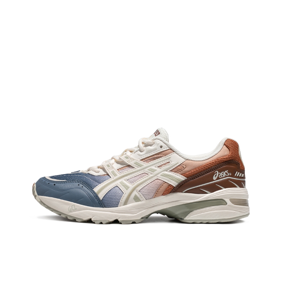 推荐商品：Asics/亚瑟士 Gel-1090 跑鞋 防滑耐磨舒适透气缓震稳定复古织物合成革慢跑耐用流光风 烟灰/肉桂粉