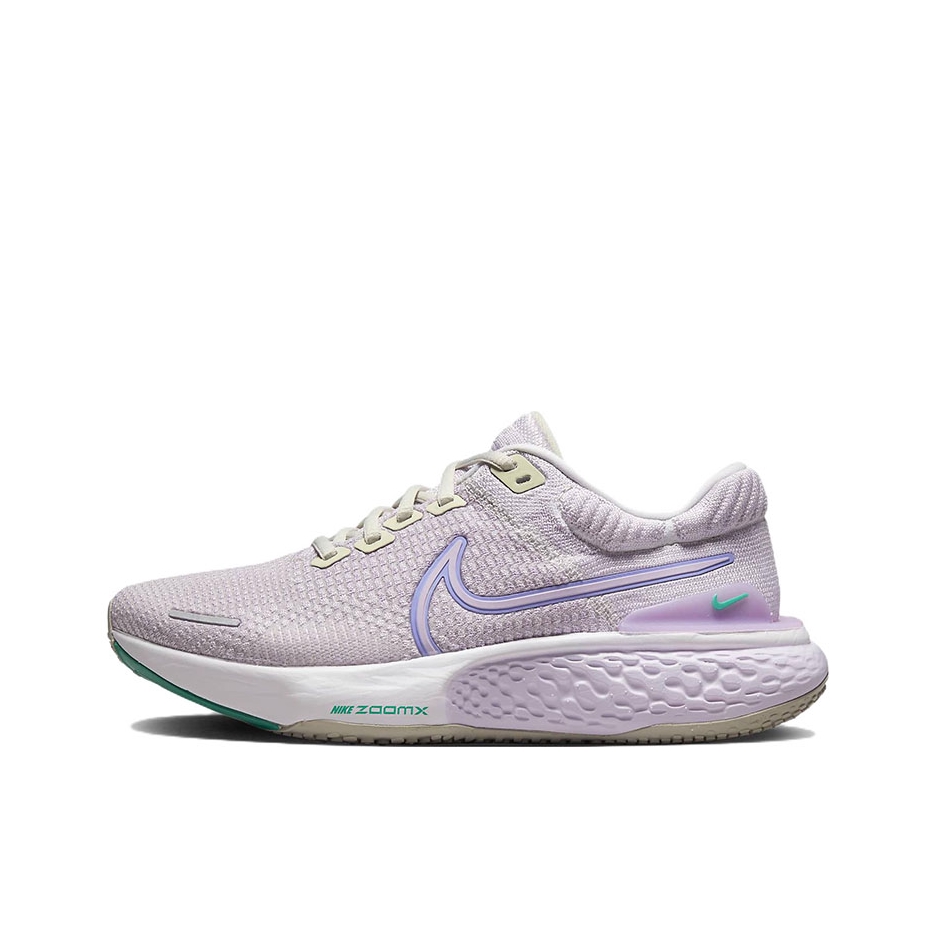 推荐商品：Nike ZoomX Invincible Run FlyKnit 2 跑鞋 防滑耐磨减震轻便织物百搭休闲圆头支撑  女款/紫色/绿色