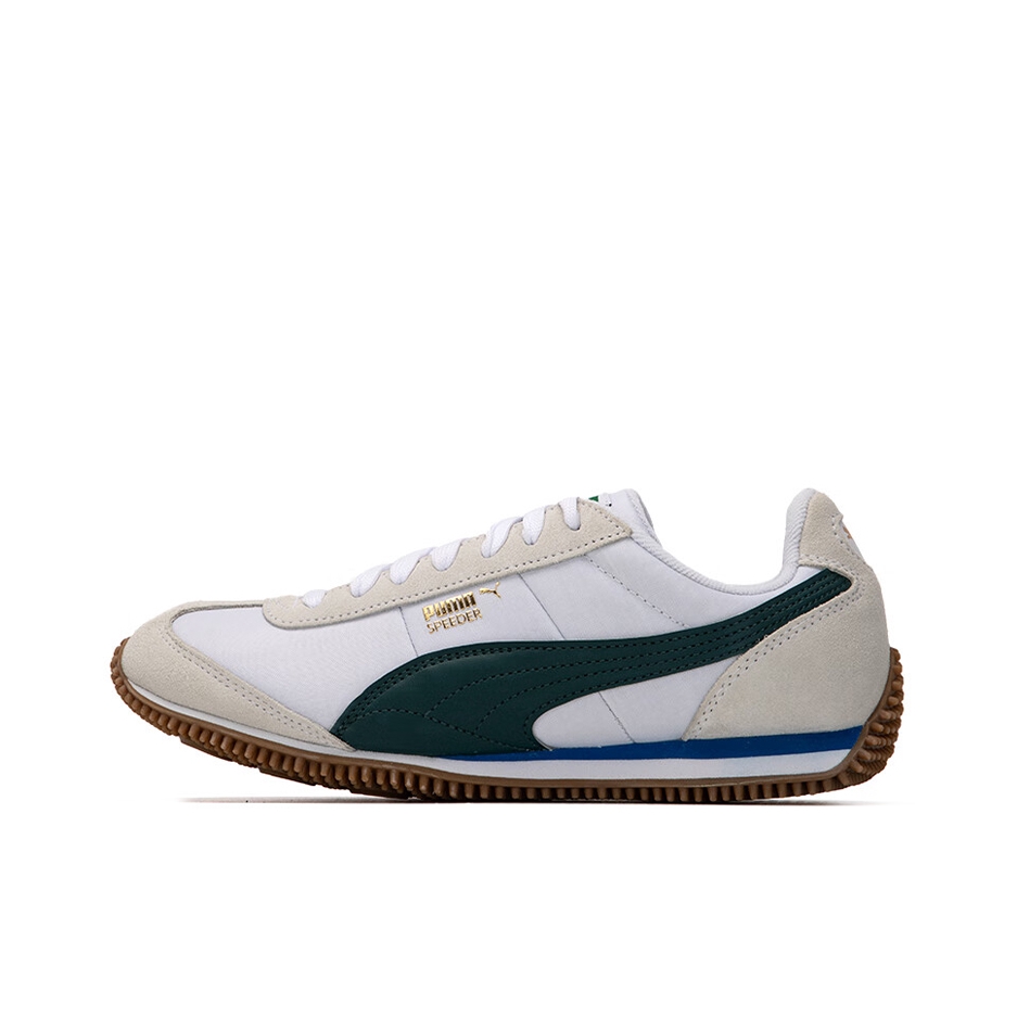 推荐商品：Puma/彪马 Speeder 运动休闲鞋 防滑耐磨复古 白色/绿色/灰色