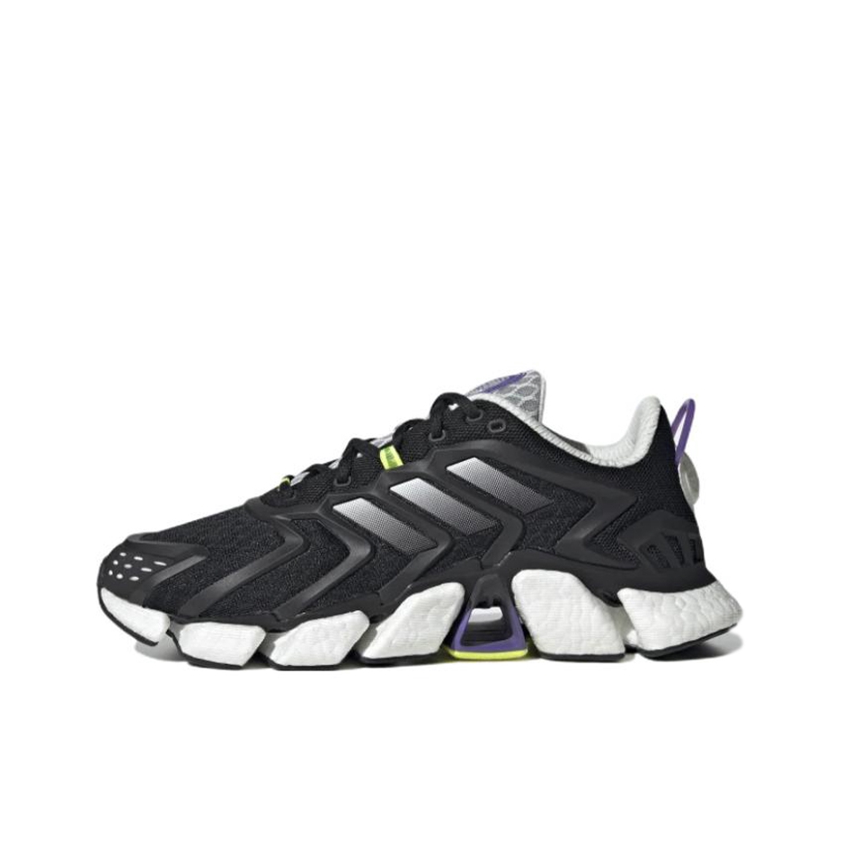 推荐商品：adidas Climacool Boost 跑鞋 防滑耐磨网面透气轻运动休闲织物回弹训练 黑色/白色