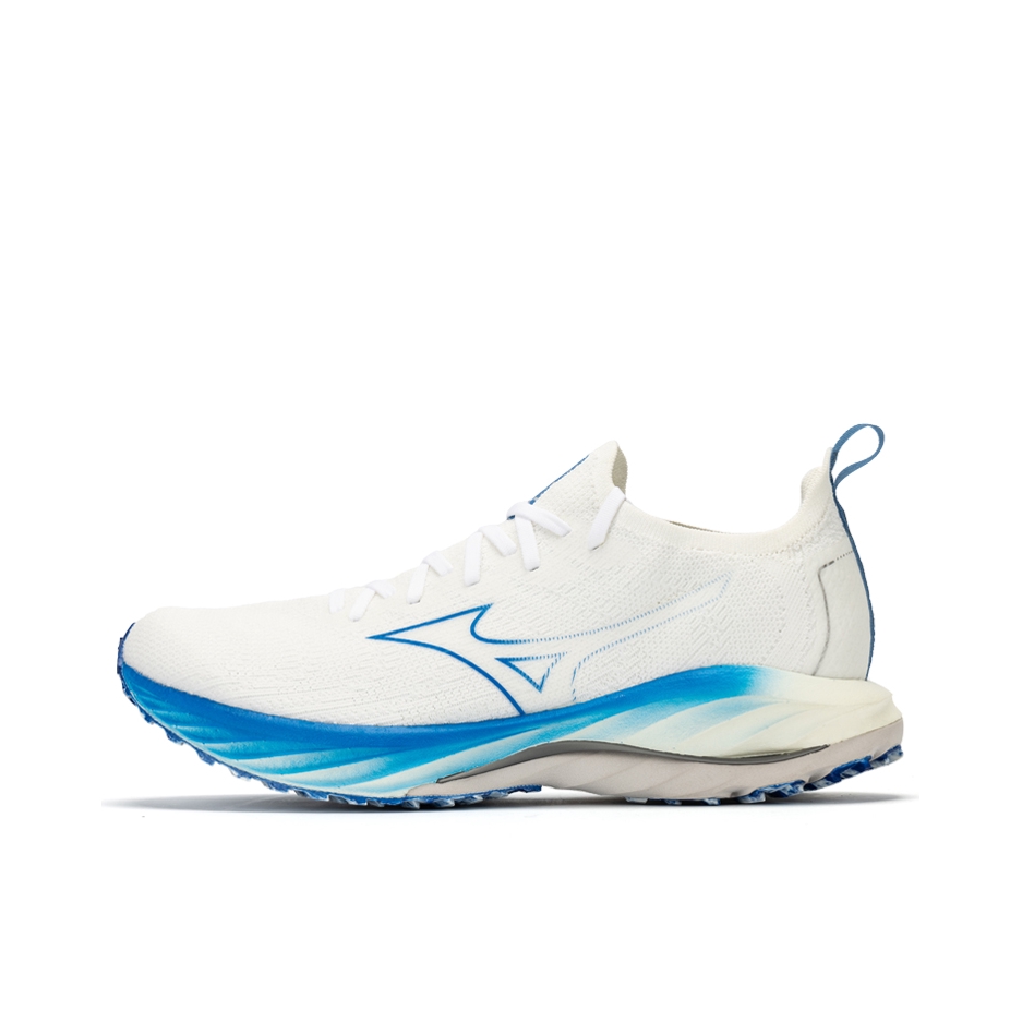 推荐商品：Mizuno/美津浓 WAVE NEO WIND 减震耐磨 舒适轻便 抗冲击 跑鞋 白色