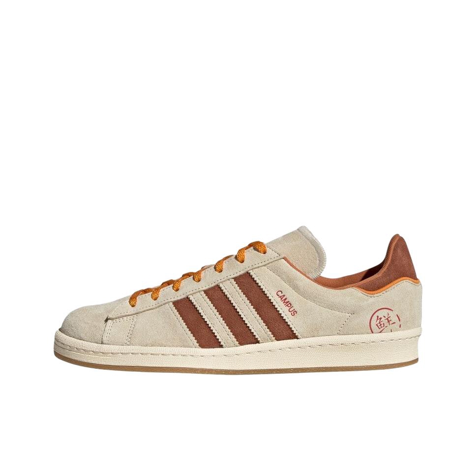 推荐商品：adidas originals Campus 80s 板鞋 复古减震透气防滑轻便休闲舒适耐磨低帮时尚潮流 米黄
