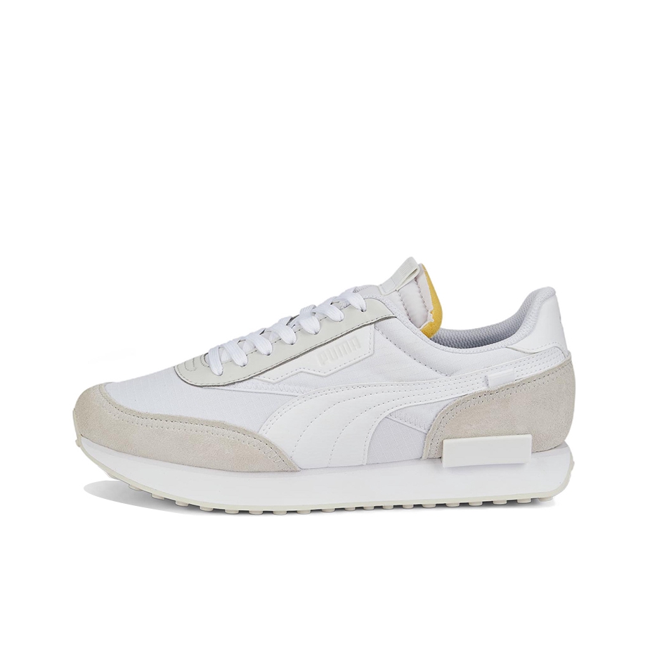 推荐商品：【赵继伟同款】Puma/彪马 Future Rider 复古 舒适百搭 透气 防滑耐磨 缓震 情侣 运动 跑鞋 白色/米色