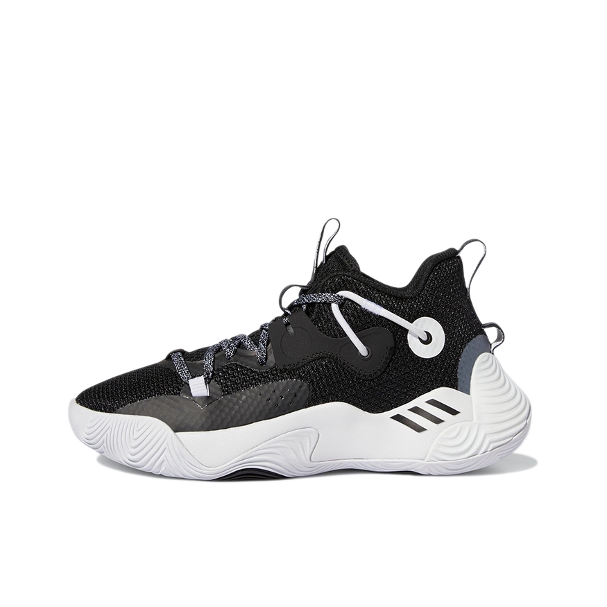 推荐商品：adidas Harden Stepback 3 篮球鞋 缓震透气防滑耐磨运动训练包裹性实战 黑色/白色