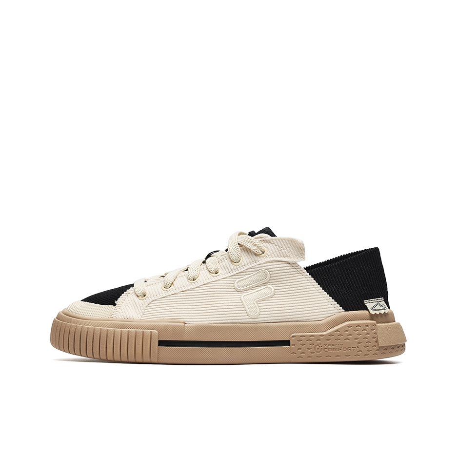推荐商品：FILA/斐乐 Wallride DX 潮流百搭 简约 运动休闲鞋 T12M228203F 米色/黑色