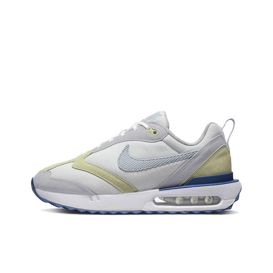 推荐商品：Nike Air Max Dawn 跑鞋 缓震大气圆头美式气垫轻便 尘光子色/滑板蓝