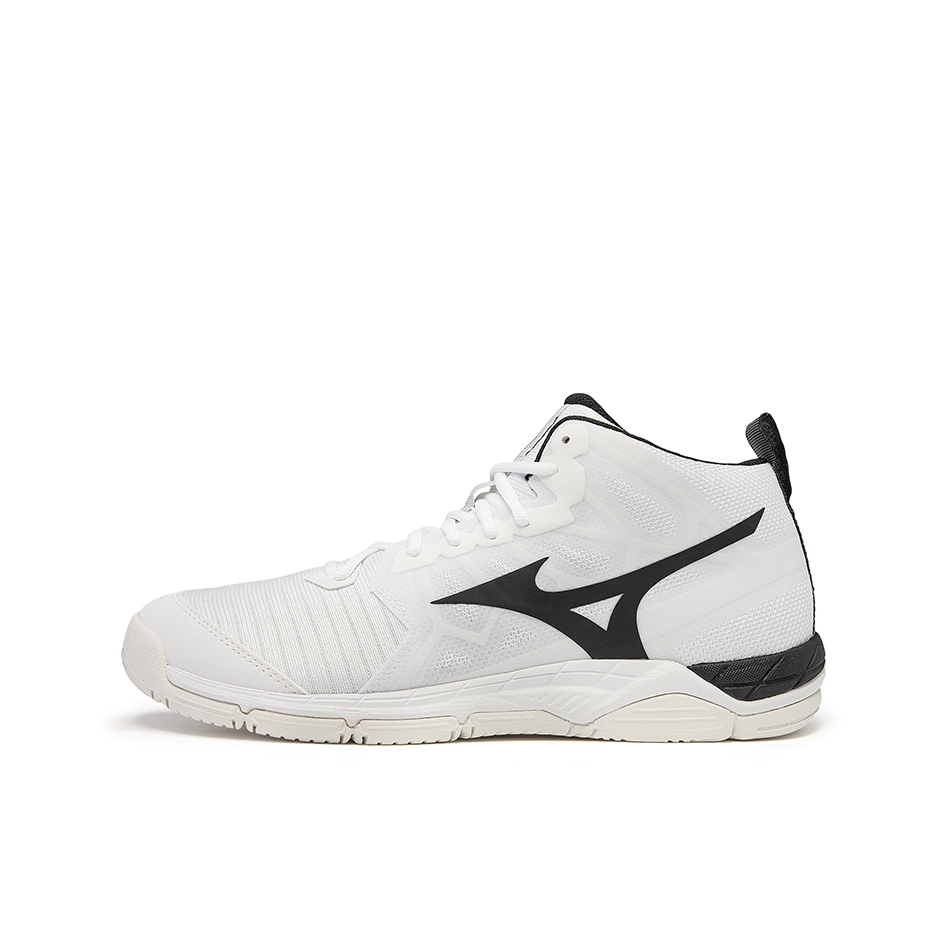 推荐商品：Mizuno/美津浓 Wave Supersonic 2 缓震回弹 防滑耐磨 轻便透气 排球鞋 中帮/白色/黑色