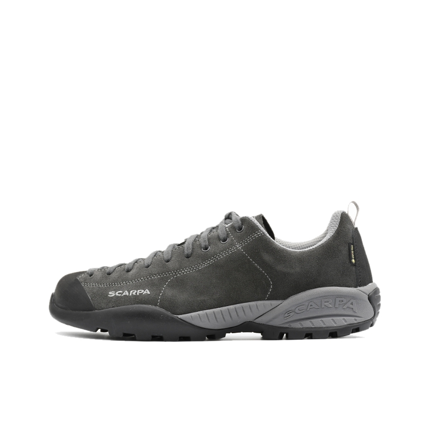 推荐商品：Scarpa/思卡帕 MOJITO BIO 轻便透气 防水 防滑耐磨 减震 圆头 运动休闲 户外鞋 徒步鞋 鲨鱼灰