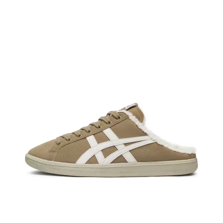 推荐商品：Onitsuka Tiger DD Trainer 防滑耐磨 舒适减震 轻便透气 防水 包裹性 复古 一脚蹬 合成革 织物 德训鞋 运动休闲鞋 驼色