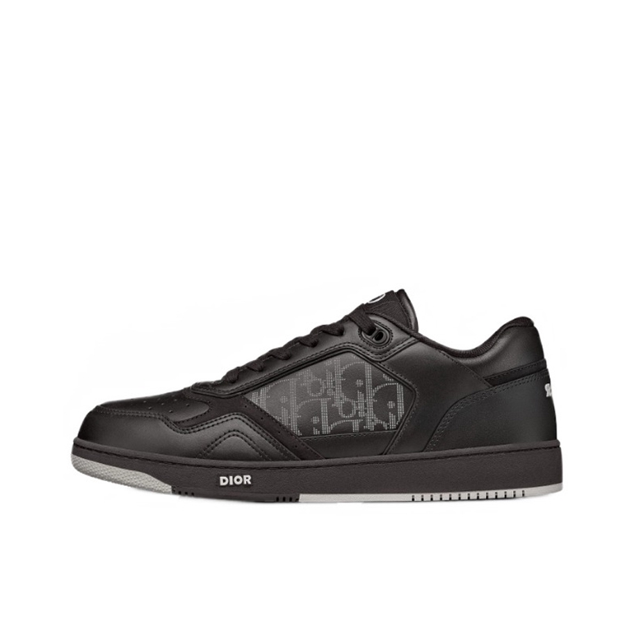 推荐商品：Dior B27 Oblique 牛皮革 经典简约 时尚潮流 舒适轻便 百搭 织物 休闲 板鞋 3SH132ZIJ_H068 黑色/灰色